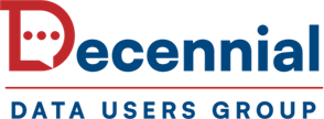 Decennial Census Data Users Group logo. This will take you to the homepage